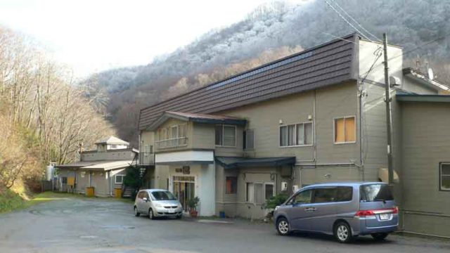 見市温泉旅館　外観　北海道