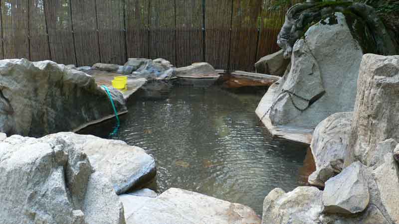 小谷温泉　無料の立ち寄り湯