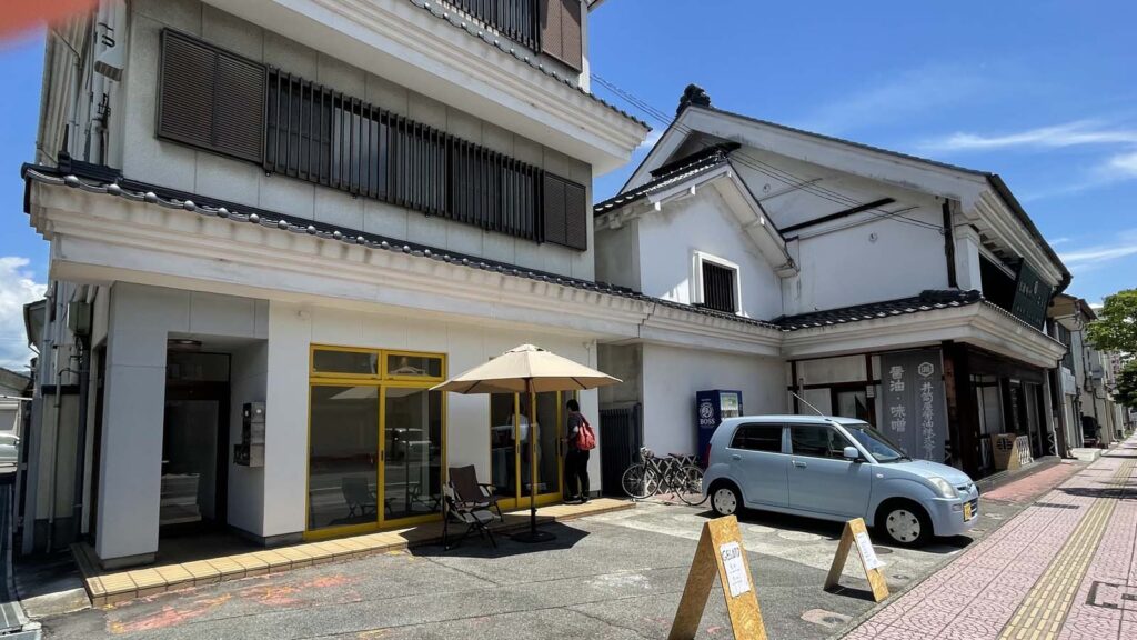 山梨県井筒屋醤油とお隣のジェラート屋